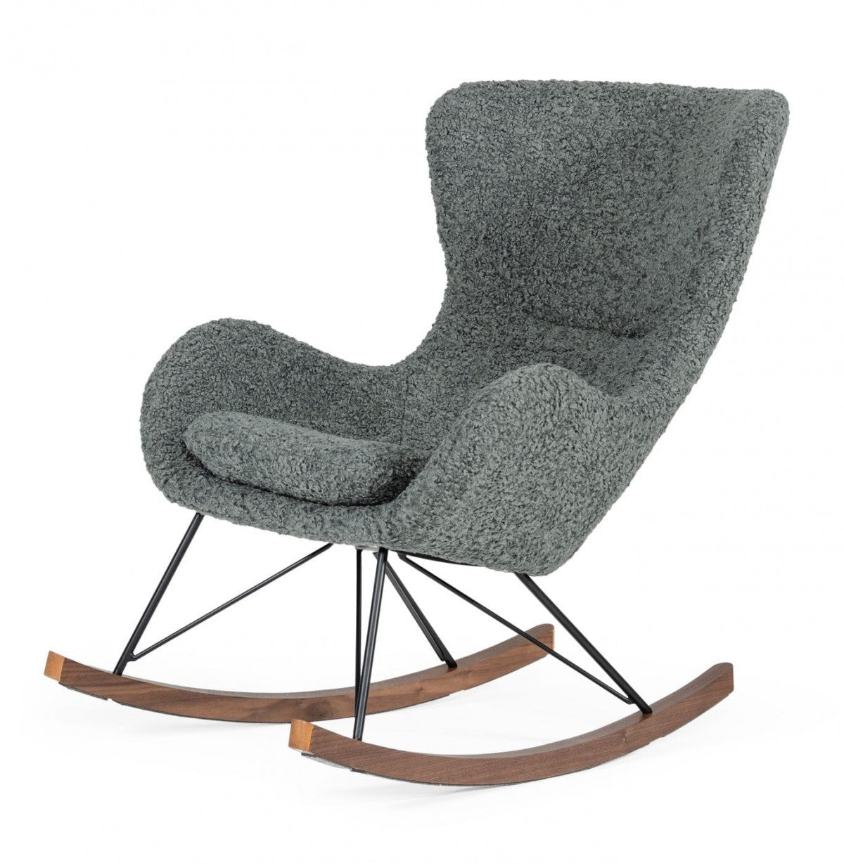 Modern Grey Sheep Rocking Chair