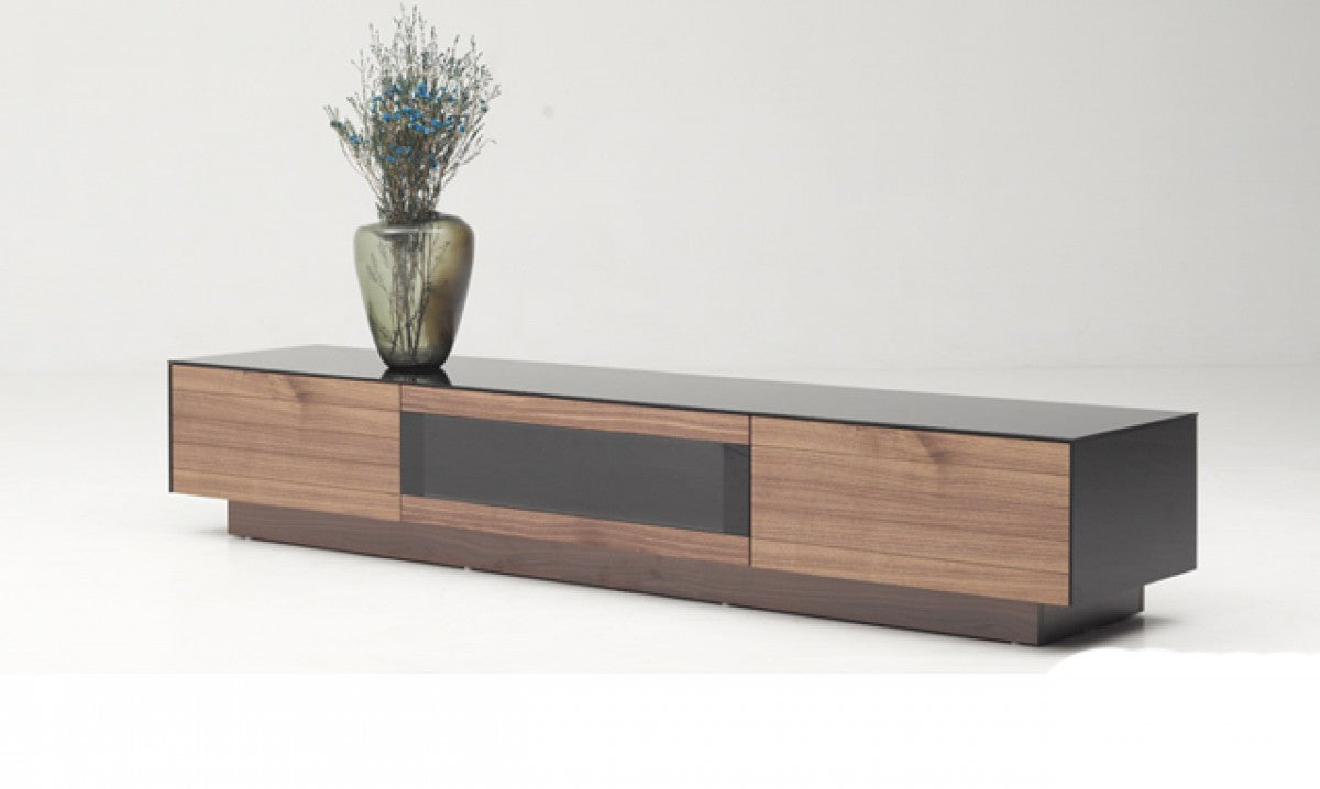 Li Modern Walnut TV Stand