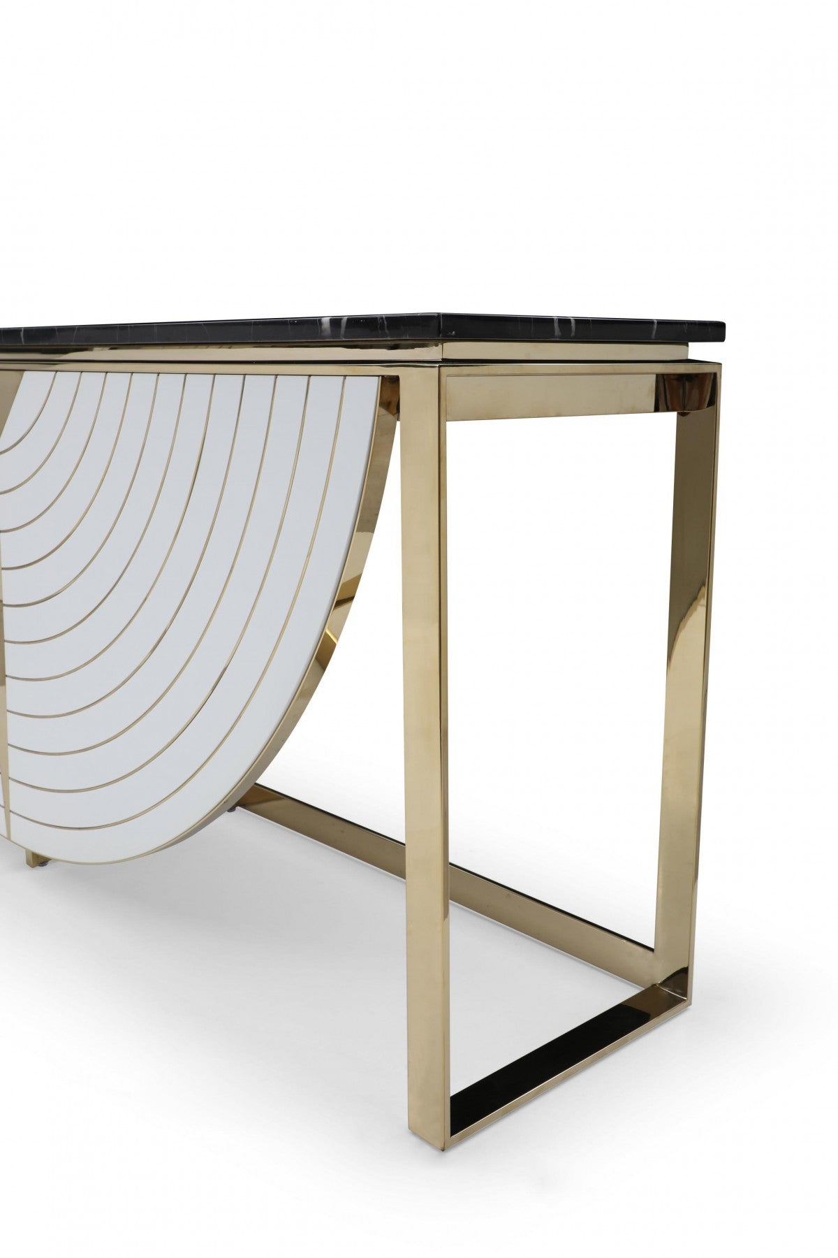 Gold + Marble Console Table