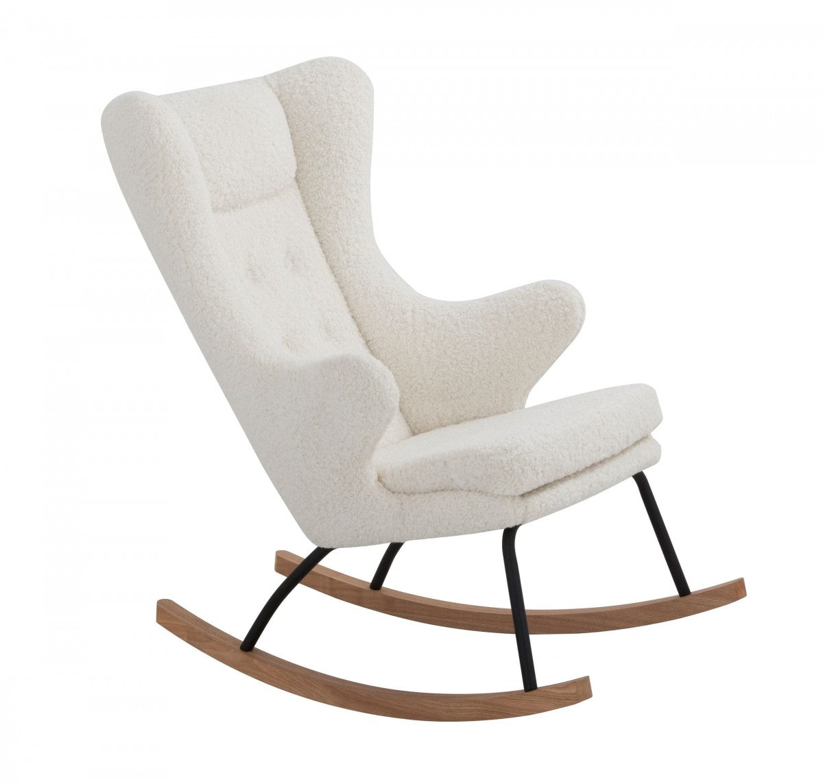 Modern White Sheep Rocking Chair