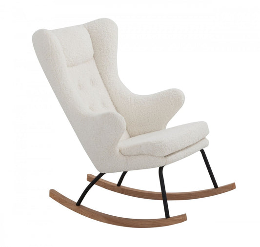 Modern White Sheep Rocking Chair