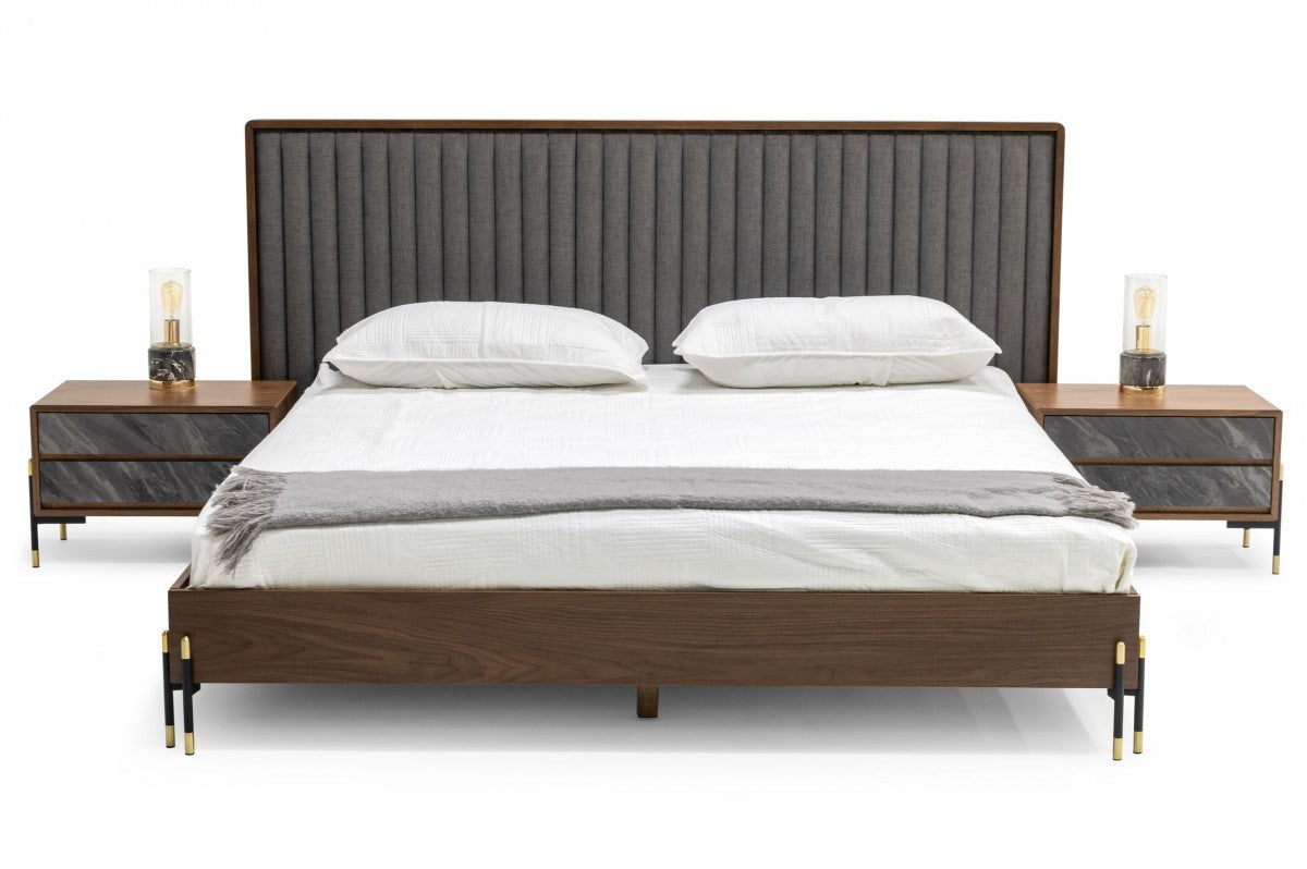 Walnut Wood Bed