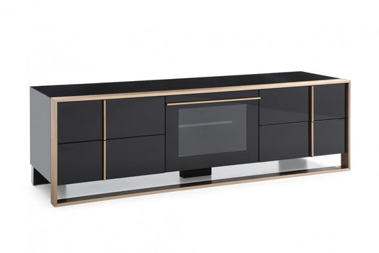 Black & Rosegold TV Stand